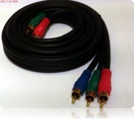 6 foot RCA x 3 Component Video Cable M/M